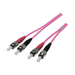 EFB Elektronik Cable de fibra óptica OM4 ST-ST 3m Púrpura