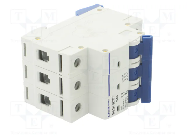 QOLTEC Interruptor magnetotérmico 40A de 3 polos