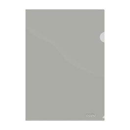 Dosier Angulo Recto Dohe Pp Cristal Premium 180Μ A4 Gris (Set de 8)