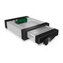 Icy Box IB-129SSK-B Adaptador de bahía de almacenamiento 5,25 pulg para SATA/SAS de 2,5/3,5 pulg