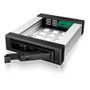 Icy Box IB-129SSK-B Adaptador de bahía de almacenamiento 5,25 pulg para SATA/SAS de 2,5/3,5 pulg