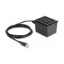 DeLOCK Escáner de códigos de barras 1D/2D USB Negro