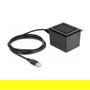DeLOCK USB Barcodescanner 1D und 2D kabelgebunden für den stationären Einbau - German Version, Lector de códigos de barras integrado, 752 x 480 Pixeles, CMOS, 1.5 m