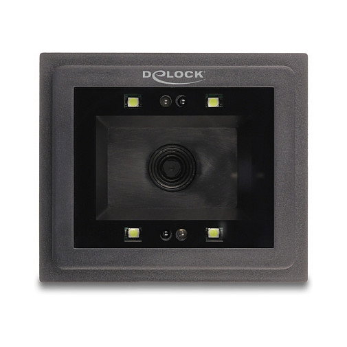 DeLOCK Escáner de códigos de barras 1D/2D USB Negro