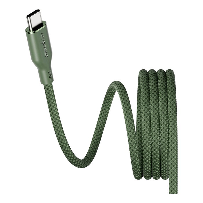 PanzerGlass empower Magnetic 240W USB-C a USB-C 1.5m Verde