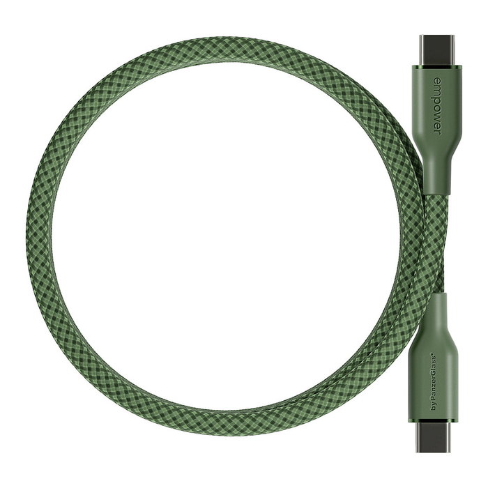 PanzerGlass empower Magnetic 240W USB-C a USB-C 1.5m Verde