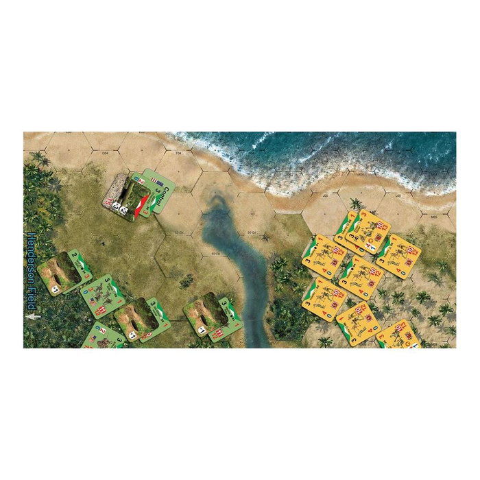 Academy Games Conflict Of Heroes: Guadalcanal Pacific 1942 - Wargame Táctico de Mesa de la Segunda Guerra Mundial en el Pacífico, en Inglés, para 2-4 Jugadores, Edad 13+