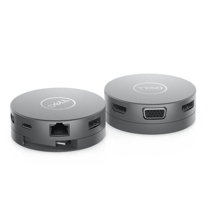 Dell DA310 USB-C Mobile Adapter 7 en 1 Plata