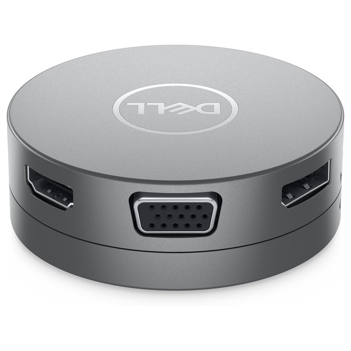 Dell DA310 Adaptador Docking Station 7 en 1 USB-C con HDMI, DisplayPort, VGA, Ethernet y 2x USB 3.1 Gris Dell DA310 Adaptador Docking Station 7 en 1 USB-C con HDMI, DisplayPort, VGA, Ethernet y 2x USB 3.1 Gris