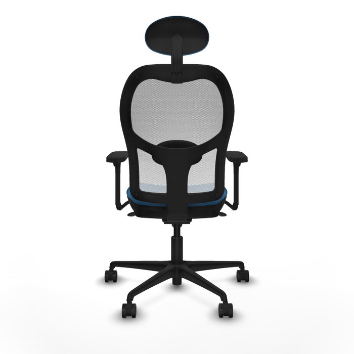 PIQUERAS Y CRESPO Silla de oficina Jorquera con mecanismo Sincro, Azul claro y Blanco PIQUERAS Y CRESPO Silla de oficina Jorquera con mecanismo Sincro, Azul claro y Blanco