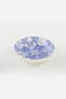 Hermia ST489006F022AD58J00MAYD100 Juego de platos salsera, 13 x 13 x 3.1 cm, Cerámica, Blanco y Azul Oscuro