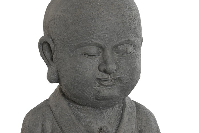 DKD Home Decor Figura Oriental Gris 30 x 51 x 30 cm Magnesia Monje