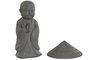 DKD Home Decor Figura Oriental Gris 30 x 51 x 30 cm Magnesia Monje