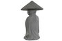 DKD Home Decor Figura Oriental Gris 30 x 51 x 30 cm Magnesia Monje