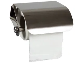 Q-connect Dispensador de papel higiénico de acero inoxidable