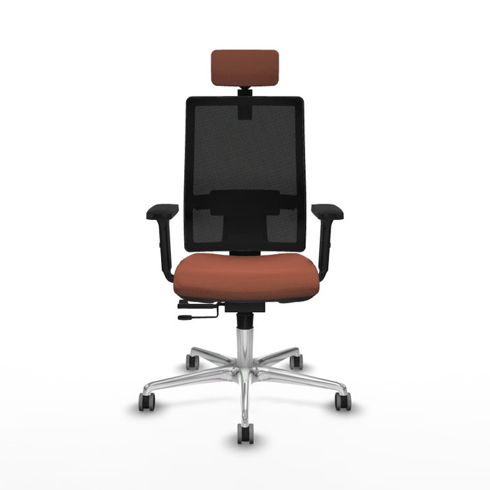 PIQUERAS Y CRESPO Silla de oficina Horna con mecanismo Sincro/Traslack Marrón/Negro PIQUERAS Y CRESPO Silla de oficina Horna con mecanismo Sincro/Traslack Marrón/Negro