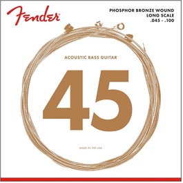 Juego de Cuerdas Fender para Bajo Escala Larga 34" 045 -100