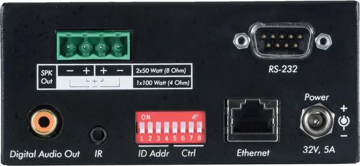 MUXLAB Receptor de Audio Sobre IP 50W por Canal