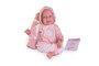 Muñeca mi primer reborn martina yogui con esterilla de yoga y libro de familia 52 cm cuerpo blando