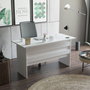 Hanah Home Vo1-W Mesa de Estudio Blanca 140cm x 73.8cm x 60cm