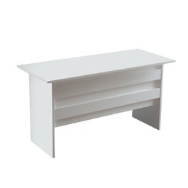 Hanah Home Vo1-W Mesa de Estudio Blanca 140cm x 73.8cm x 60cm