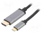 LOGILINK Adaptador USB-C a HDMI 1,8m 4K UHD CUA0101