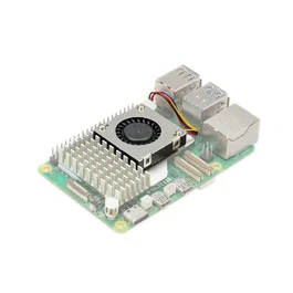 Raspberry Pi SC1148 Disipador Térmico RB-Heatsink3 para Chipset, Accesorio Placa Desarrollo Raspberry Pi 5, Color Negro Gris