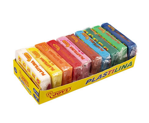 Jovi Plastilina 70 Bandeja de 10 Unidades de 50g Colores Surtidos