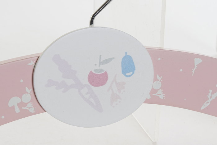 DKD Home Decor Percha Baby Rosa Azul 1.2 x 16 x 35 cm (8 Unidades) MDF Metal