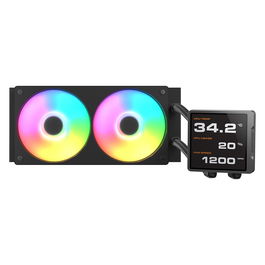 Cougar Refrigeración Líquida Poseidon Vistek Pro 240 ARGB Negra para CPU