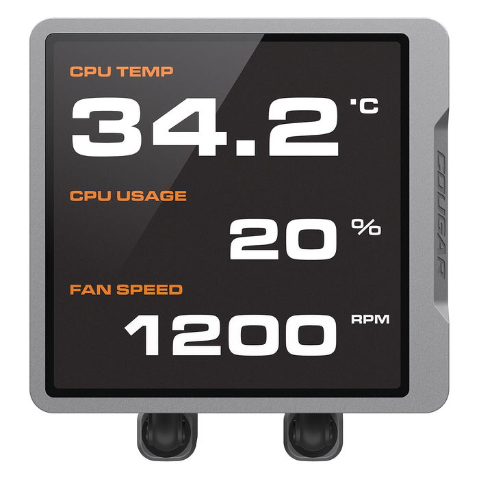 Cougar Refrigeración Líquida Poseidon Vistek Pro 240 ARGB Negra para CPU