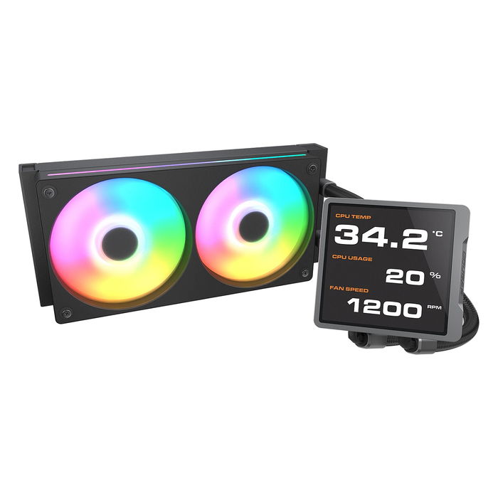 Cougar Refrigeración Líquida Poseidon Vistek Pro 240 ARGB Negra para CPU