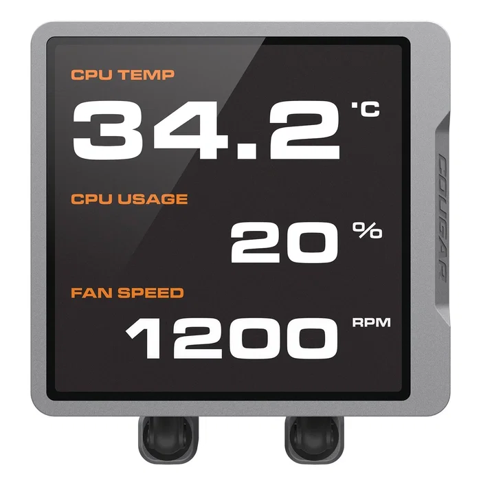 Cougar Poseidon Vimek Pro CGR-PSDVPRGB-B-240 Refrigeración Líquida AIO CPU 240mm ARGB Negro 12cm Ventiladores 2500 RPM Compatible Intel AMD