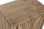 DKD Home Decor Mesita de Noche Neelk liston Moderno Acacia 50 x 40 x 55 cm