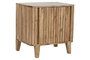 DKD Home Decor Mesita de Noche Neelk liston Moderno Acacia 50 x 40 x 55 cm