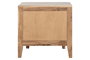 DKD Home Decor Mesita de Noche Neelk liston Moderno Acacia 50 x 40 x 55 cm