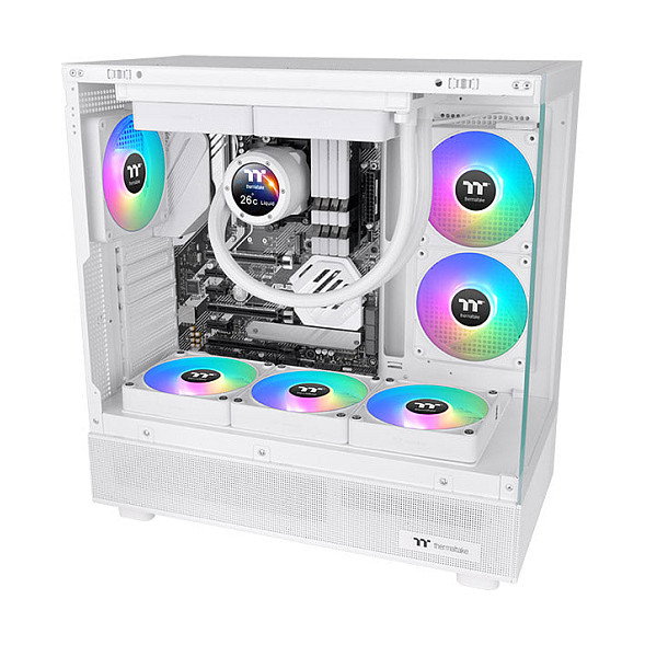 Thermaltake CT140 EX ARGB Pack de 3 Ventiladores 140 mm Blanco