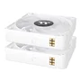 Thermaltake CT140 EX ARGB Sync Ventilador de caja Blanco 3 Pack