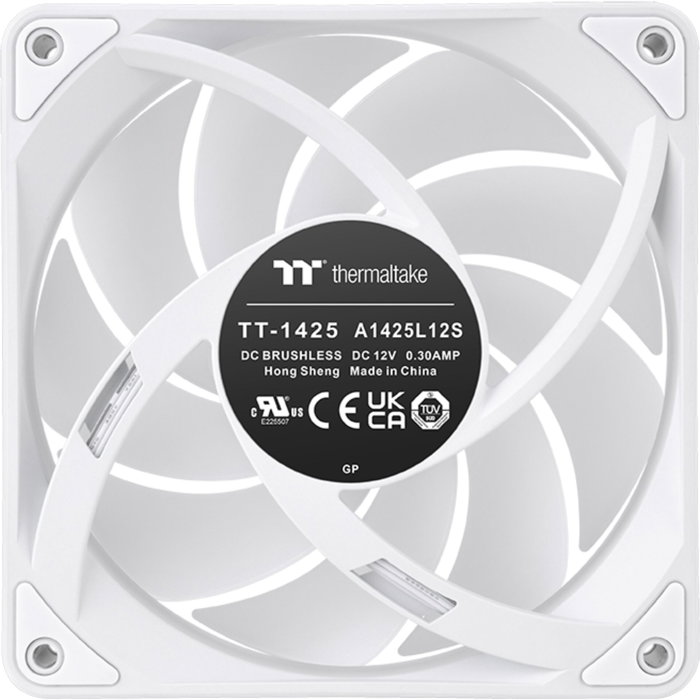 Thermaltake CT140 EX ARGB Sync Ventilador de caja Blanco 3 Pack