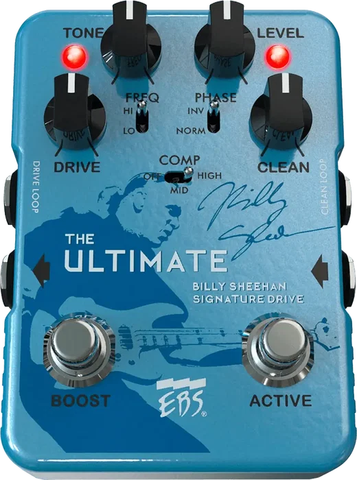 EBS Pedal Fx Bajo Overdrive Ultimate Signature Billy Sheehan Drive para Bajo EBS Pedal Fx Bajo Overdrive Ultimate Signature Billy Sheehan Drive para Bajo