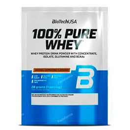 BIOTECHUSA 100% Pure Whey Caramelo-Cappuccino - 28G Proteína de Suero de Leche