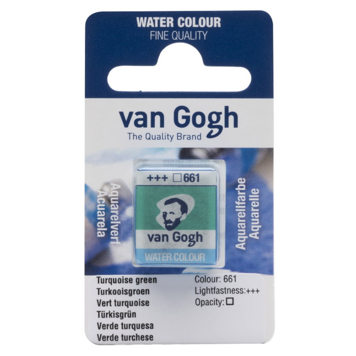 Van Gogh Acuarela Pastilla Verde Turquesa 661 Van Gogh Acuarela Pastilla Verde Turquesa 661