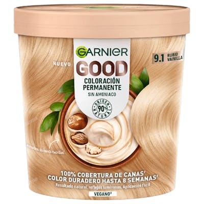 Garnier GOOD Coloración Permanente 9.1 Rubio Vainilla