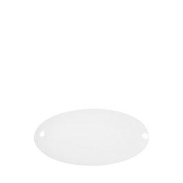 Costa Verde Saturno Coupe - Plato Llano Oval de Porcelana, 19 cm x 11 cm x 2 cm, Vajilla (Set de 6)