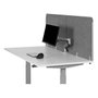 BakkerElkhuizen BE Safety Screen back Pantalla de seguridad trasera W1600H600 Fieltro PET Gris claro