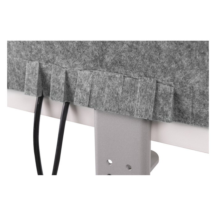 BakkerElkhuizen BE Safety Screen back Pantalla de seguridad trasera W1600H600 Fieltro PET Gris claro