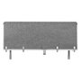 BakkerElkhuizen BE Safety Screen back Pantalla de seguridad trasera W1600H600 Fieltro PET Gris claro