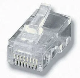 Equip 121151 Kit de 100 conectores RJ-45 (8P8C) transparentes sin blindaje para cables de red Ethernet