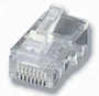 Equip 121151 Kit de 100 conectores RJ-45 (8P8C) transparentes sin blindaje para cables de red Ethernet