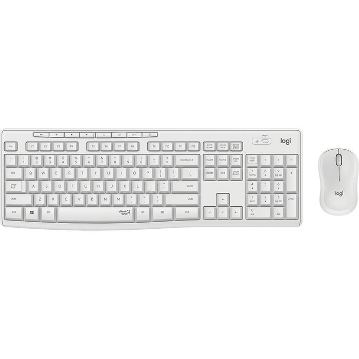 Logitech MK295 Silent Juego de Teclado y Ratón Inalámbrico 2.4 GHz Italiano Blanco Apagado Logitech MK295 Silent Juego de Teclado y Ratón Inalámbrico 2.4 GHz Italiano Blanco Apagado